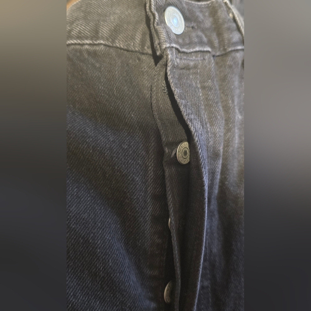 NWOT Denim Tears + Levi 501 DT Black Straight Leg Jeans Mens 34x34 Button Fly - Picture 2 of 7